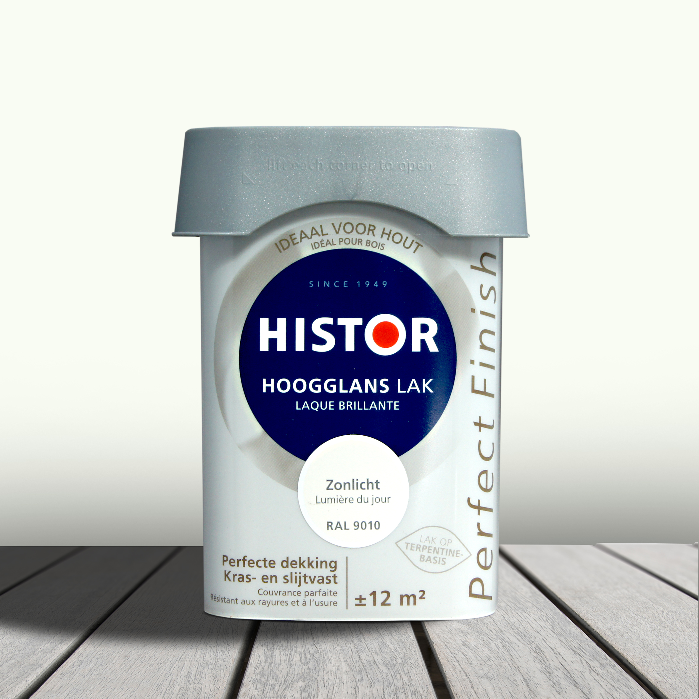Histor Perfect Finish Alkyd Hoogglans Lak Zonlicht (Ral 9010)