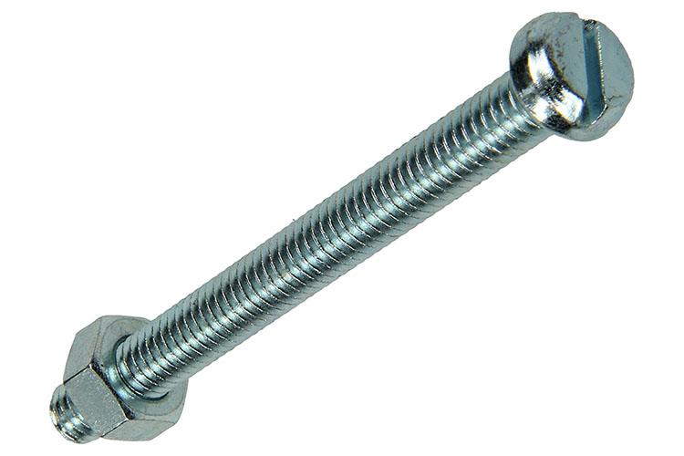 Mack Metaalschroef Met Moer 4 stuks M6 x 60 mm