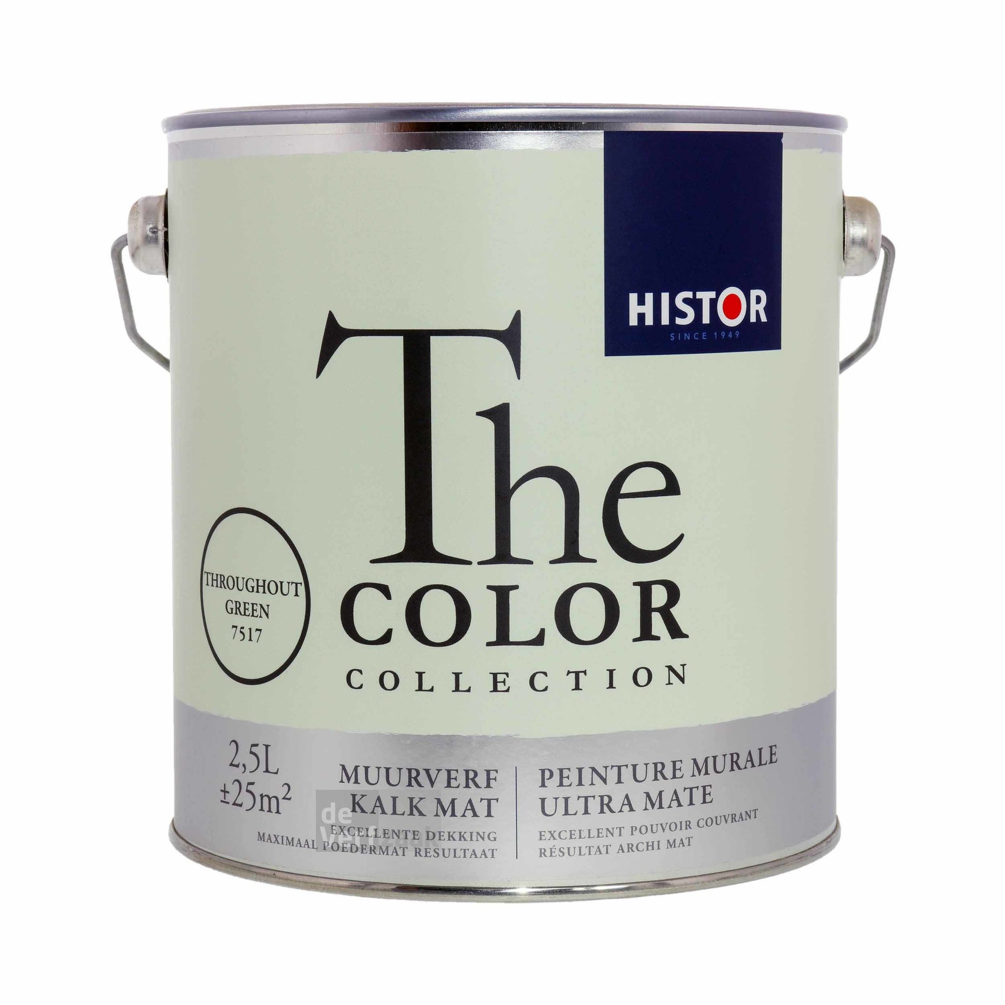 Histor The Color Collection Muurverf Throughout Green 7517
