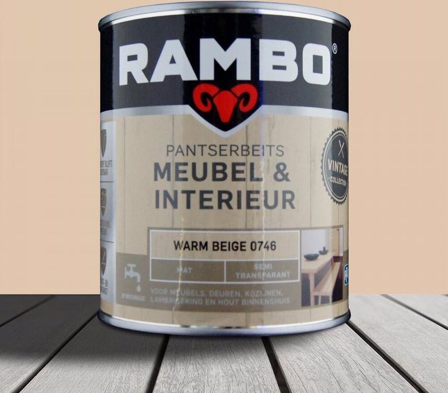 Trouwens Weven paradijs Rambo Pantserbeits Meubel & Interieur Warm Beige 0746