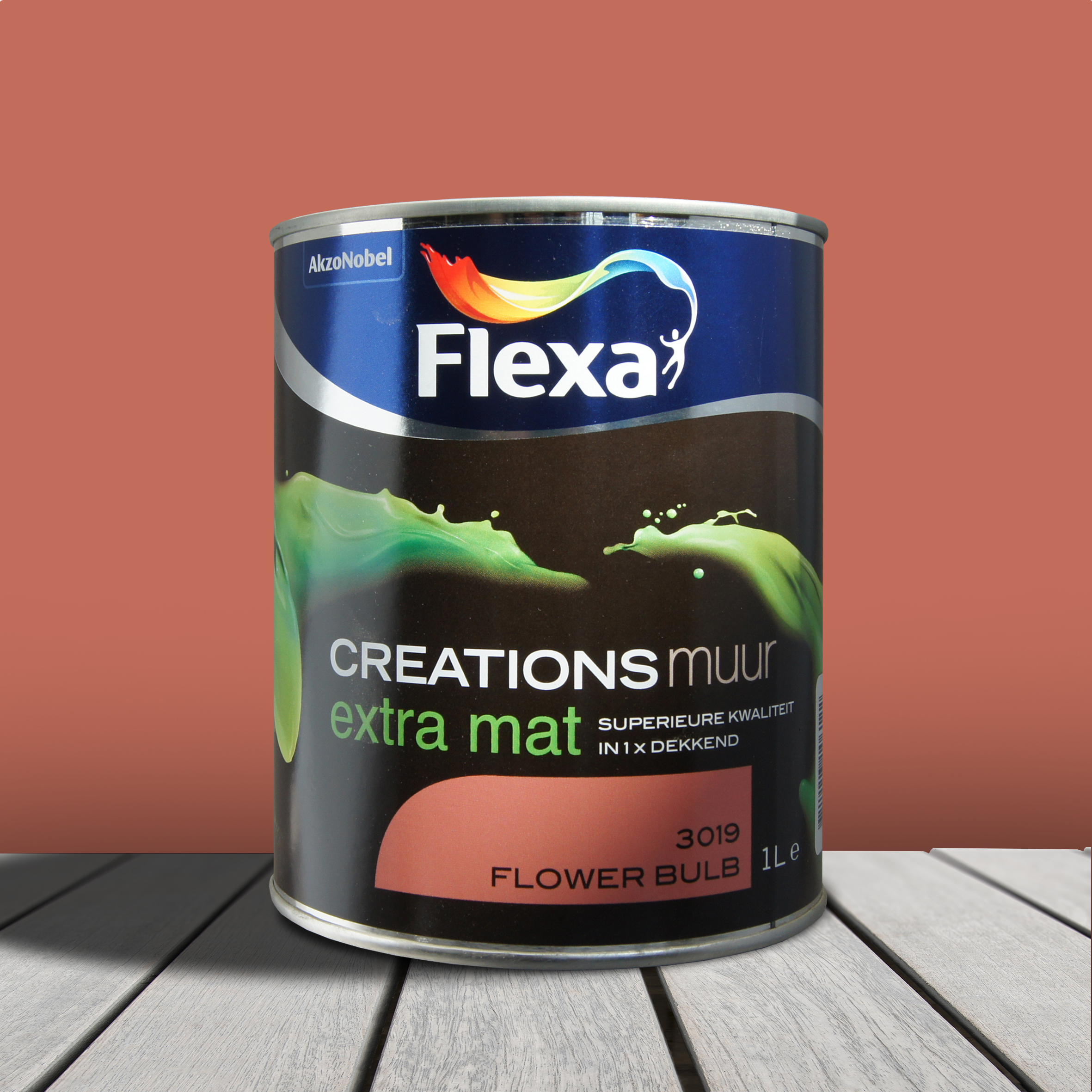 affix Bevatten Australische persoon Flexa Creations Muurverf Extra Mat Flower Bulb 3019