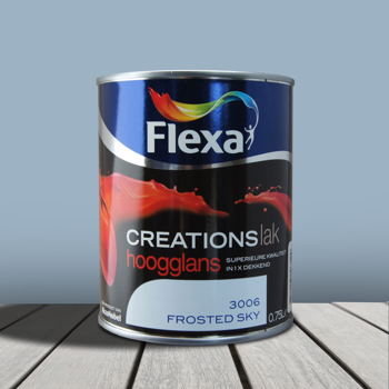 Flexa Creations Lak Hoogglans Frosted Sky 3006