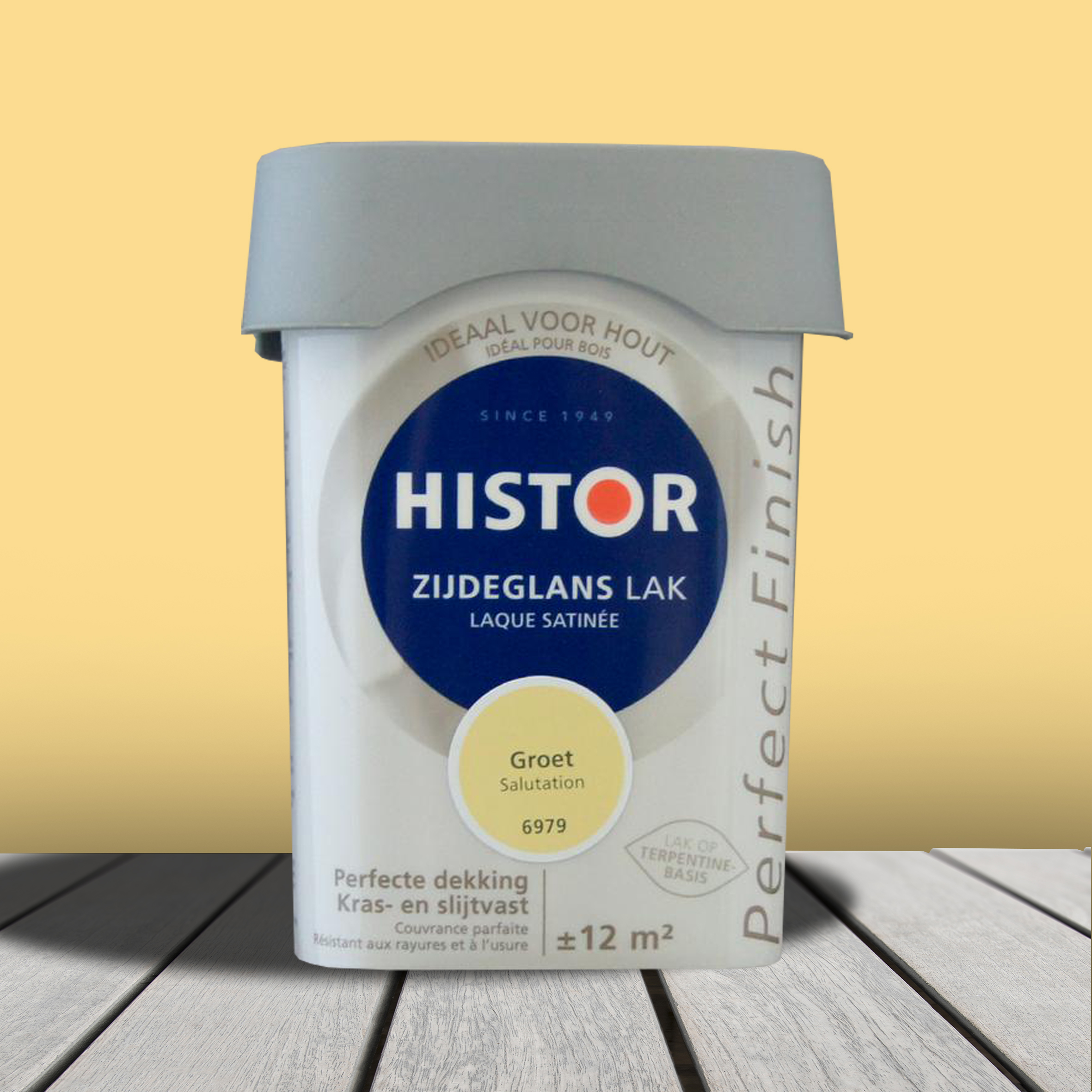 Histor Perfect Finish Alkyd Zijdeglans Lak Groet 6979