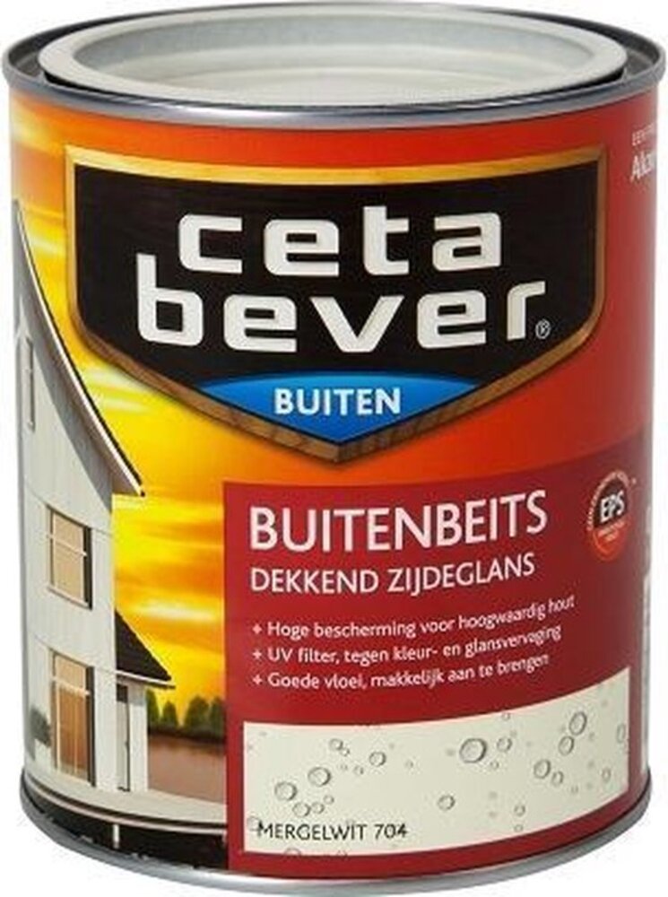 CetaBever Buitenbeits Dekkend Mergelwit 704