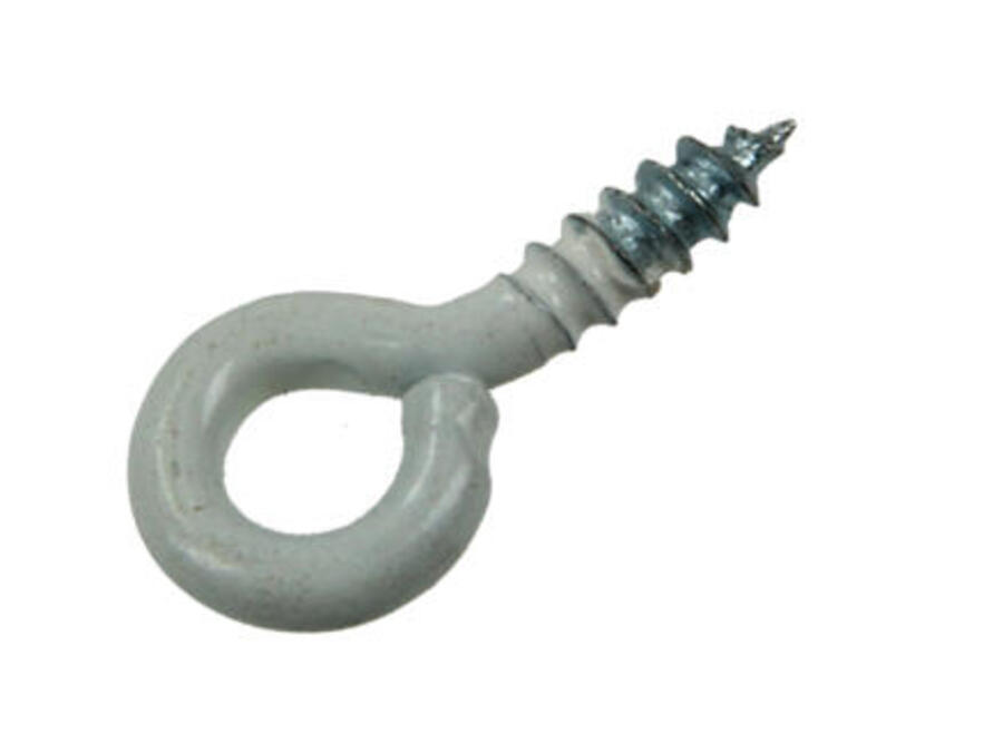Mack Schroefoog Verzinkt Wit 10 stuks 2,3 x 10 mm
