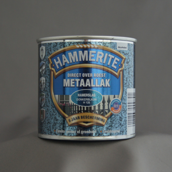 Hammerite Metaallak Hamerslag Donker Blauw