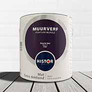 Histor Perfect Finish Muurverf Mat Zwarte Bes 6984