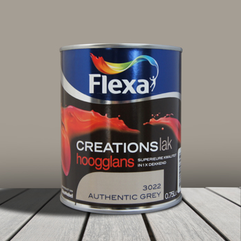 Flexa Creations Lak Hoogglans Authentic Grey 3022