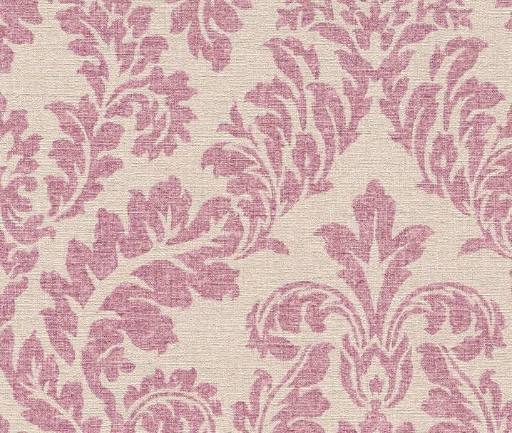 Rasch Florentine Vliesbehang Barok Fuchsia 449044