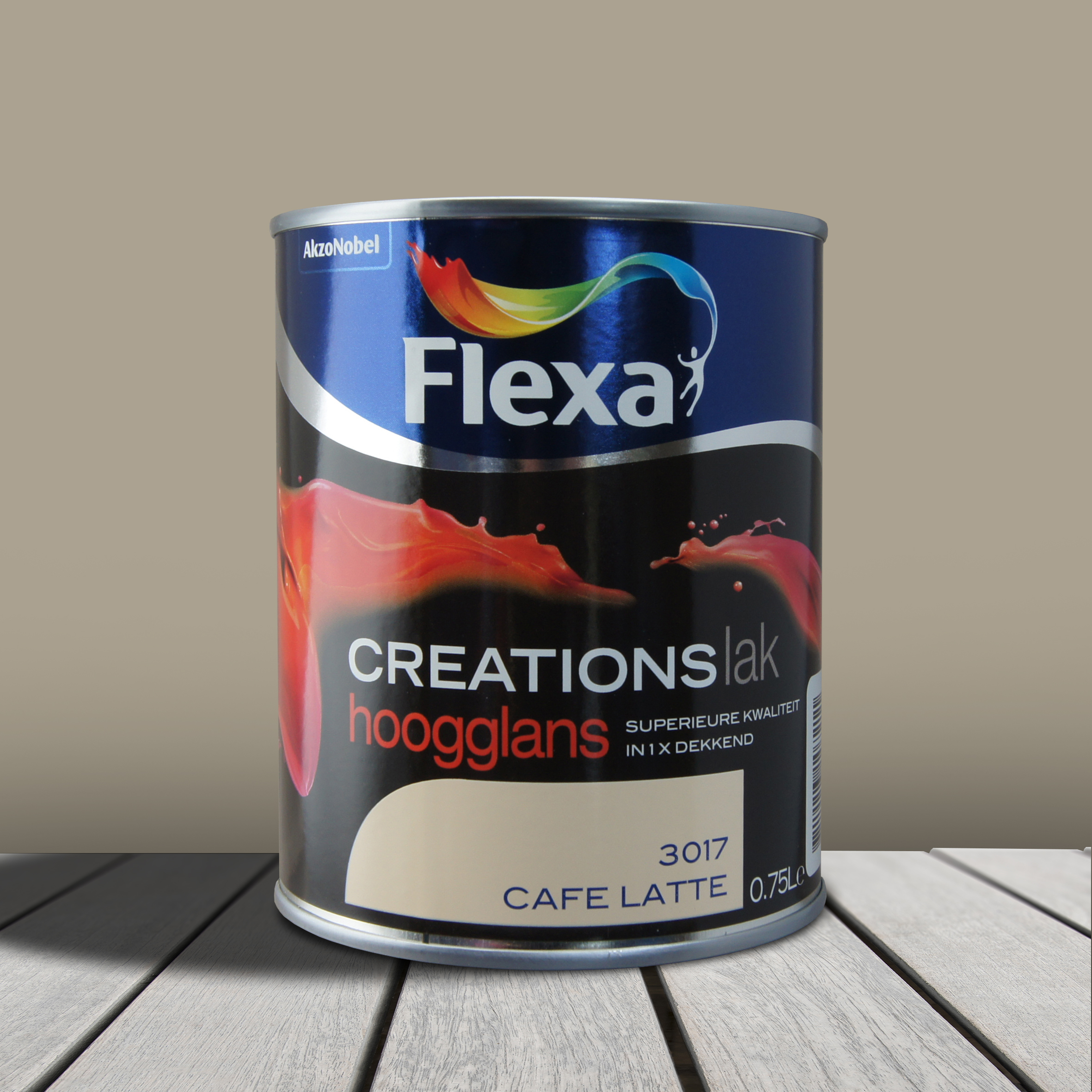 Koe steekpenningen Pef Flexa Creations Lak Hoogglans Cafe Latte 3017