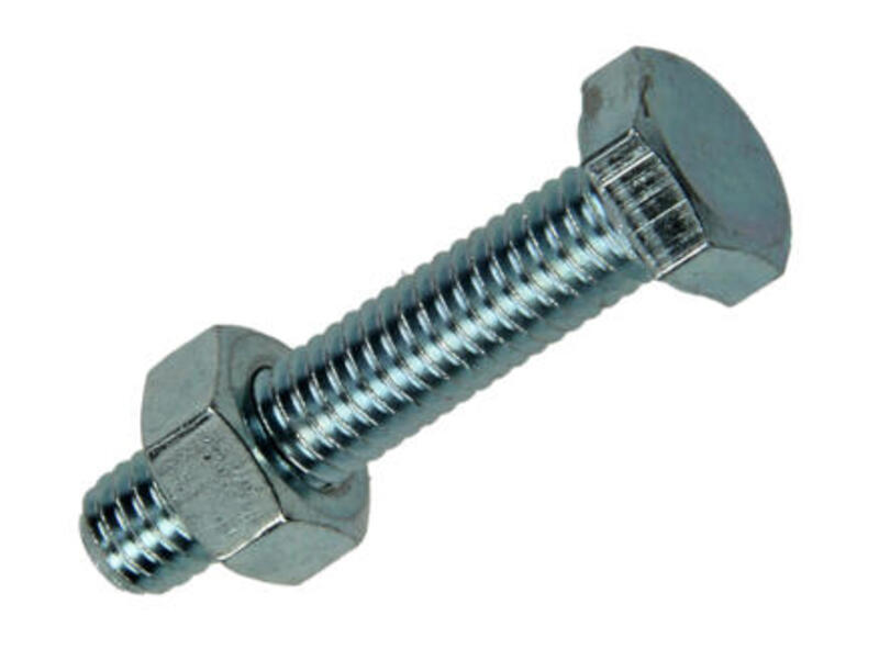 Mack Tapbout met moer 12 stuks M6 x 30 mm