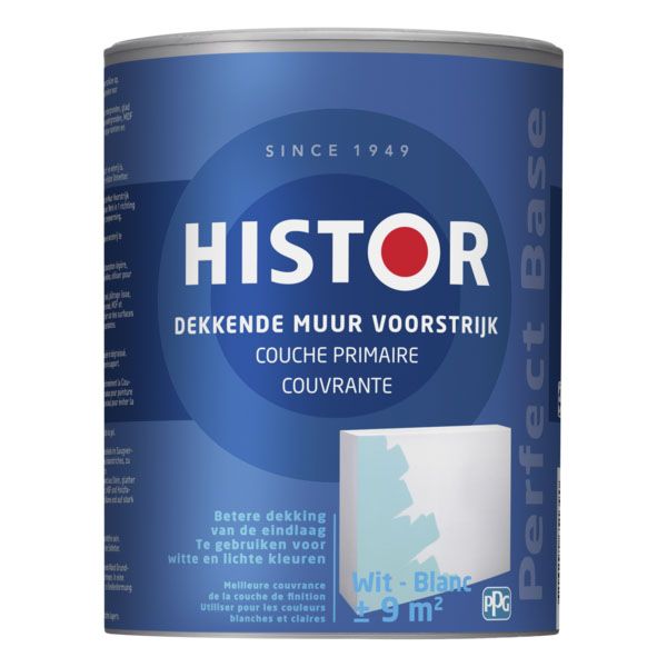 Histor Dekkende Muurverf Voorstrijk 1 liter
