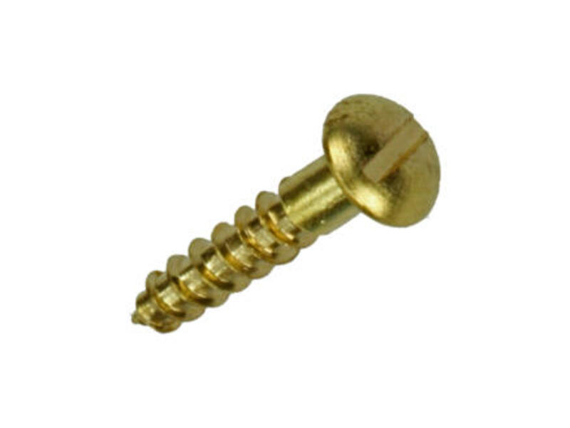 Mack Houtschroef Messing 11 stuks 2,5 x 12 mm