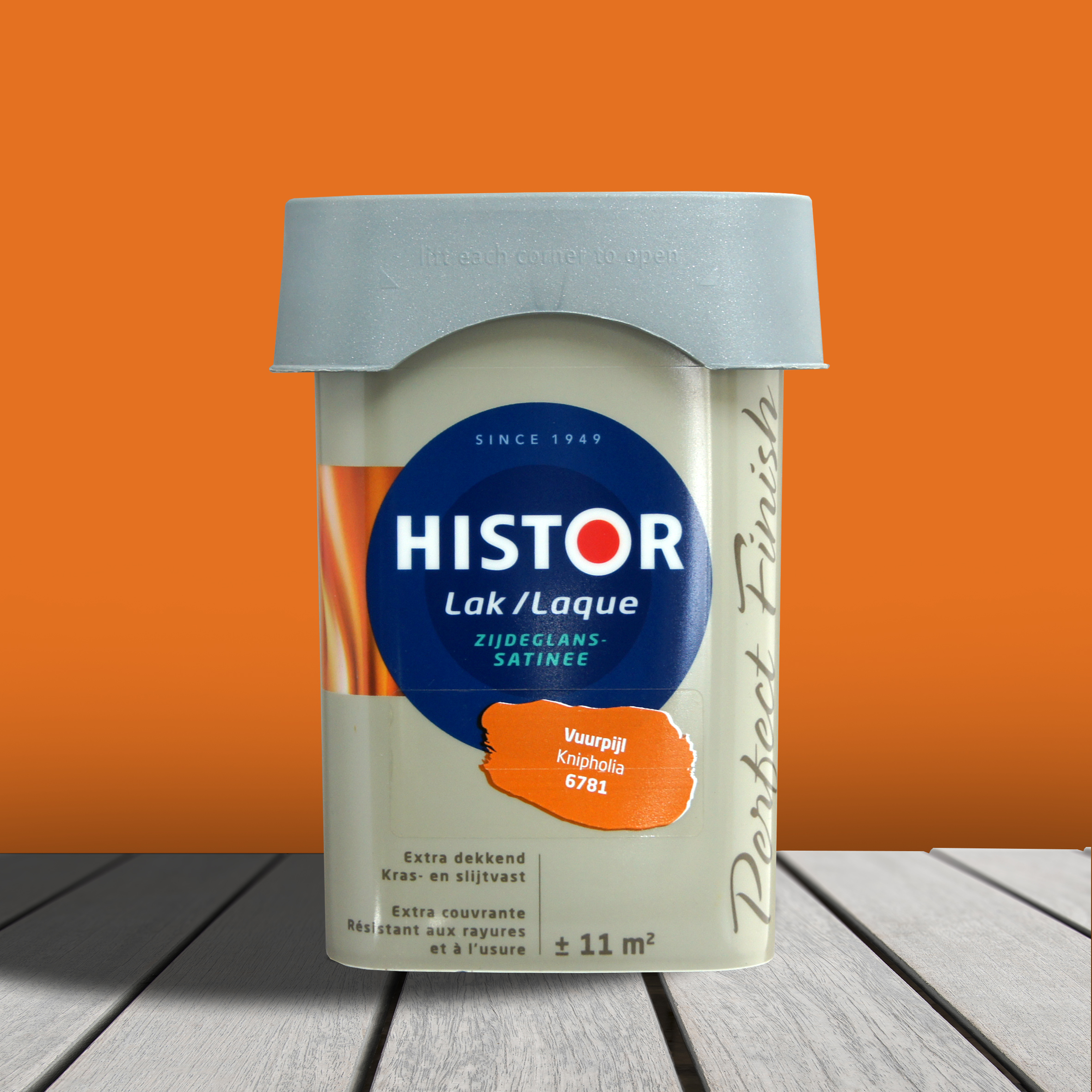Histor Perfect Finish Alkyd Zijdeglans Vuurpijl 6781 250ml