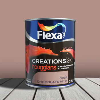 Flexa Creations Lak Hoogglans Chocolate Milk 3034