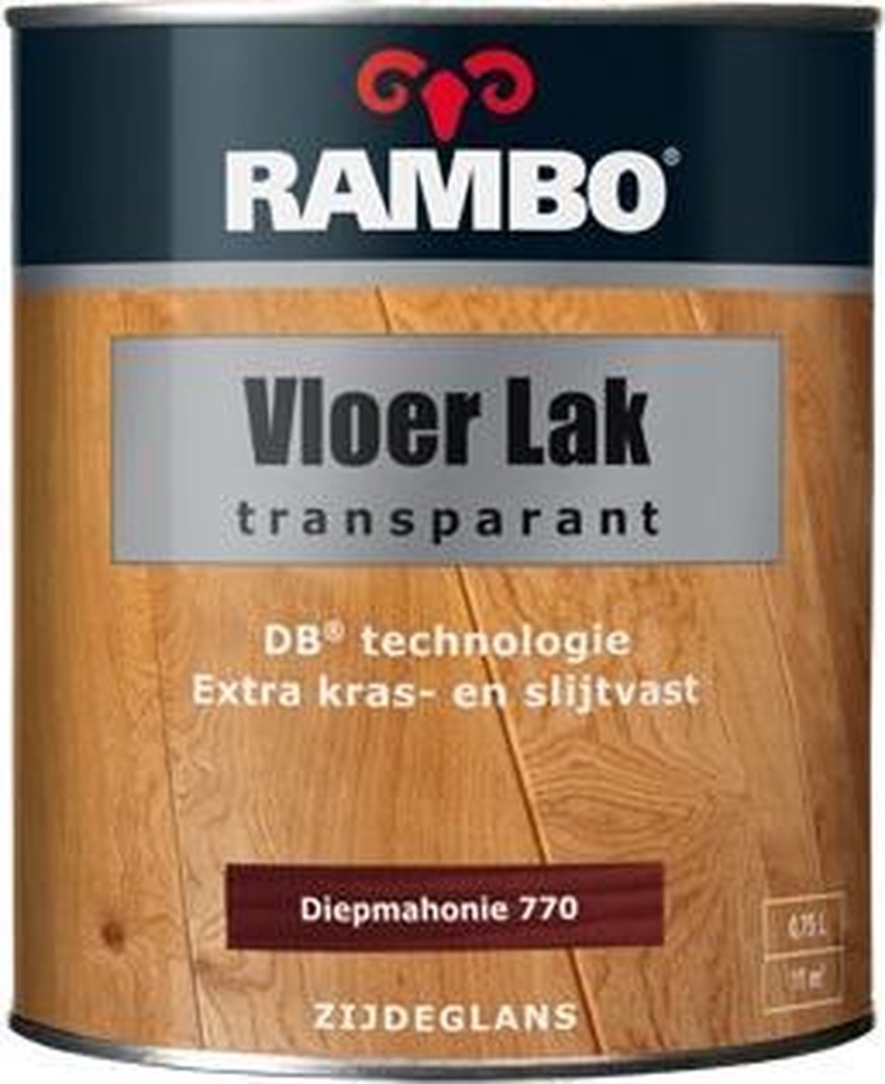 Rambo Transparante Vloerlak Diep Mahonie 770