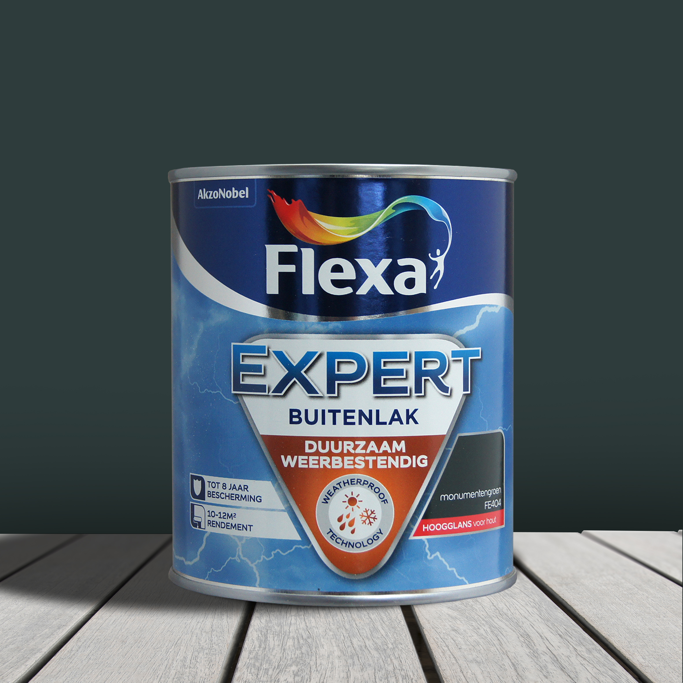 Flexa Expert Buitenlak Hoogglans Monumentengroen