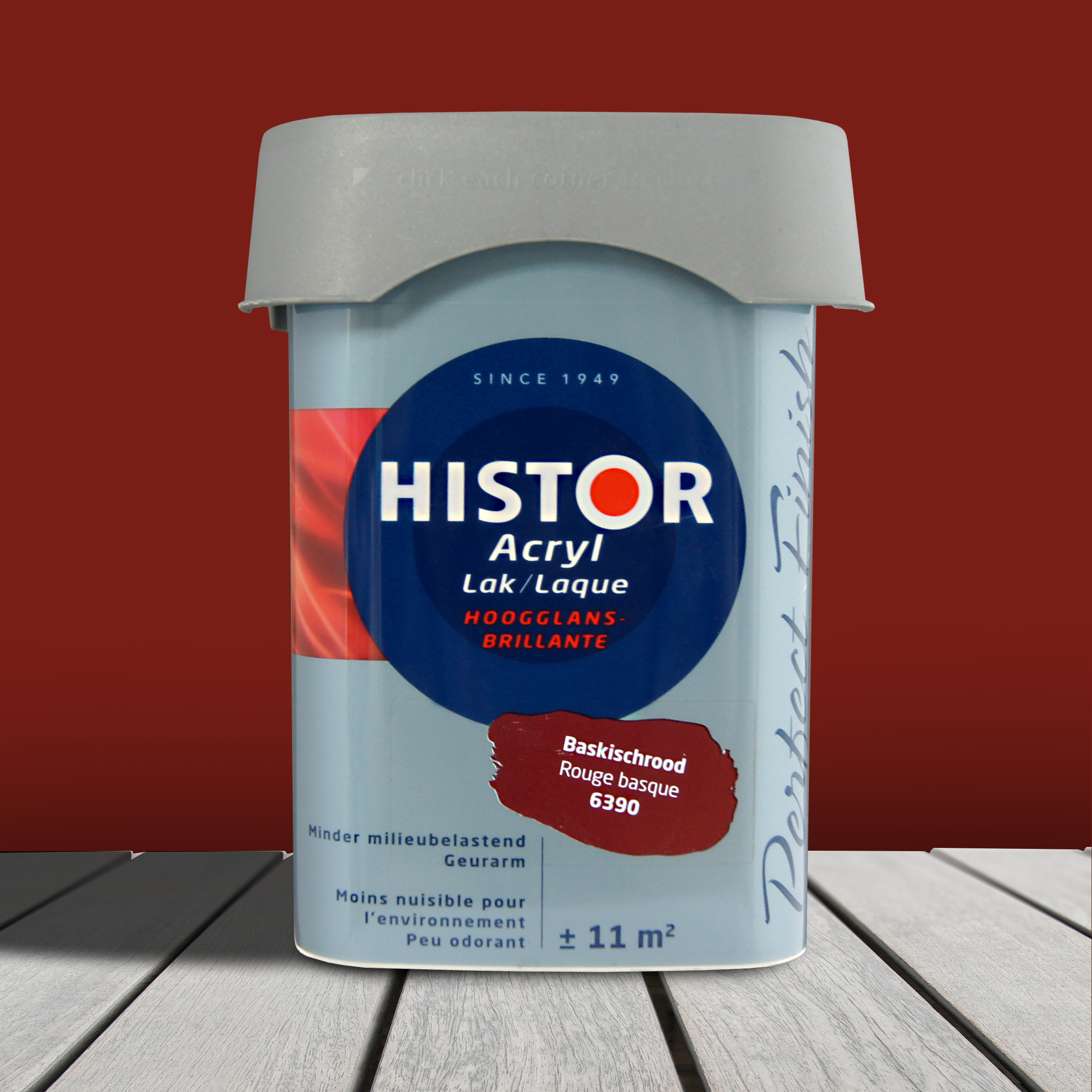 Histor Perfect Finish Acryl Hoogglans Lak Baskischrood 6390