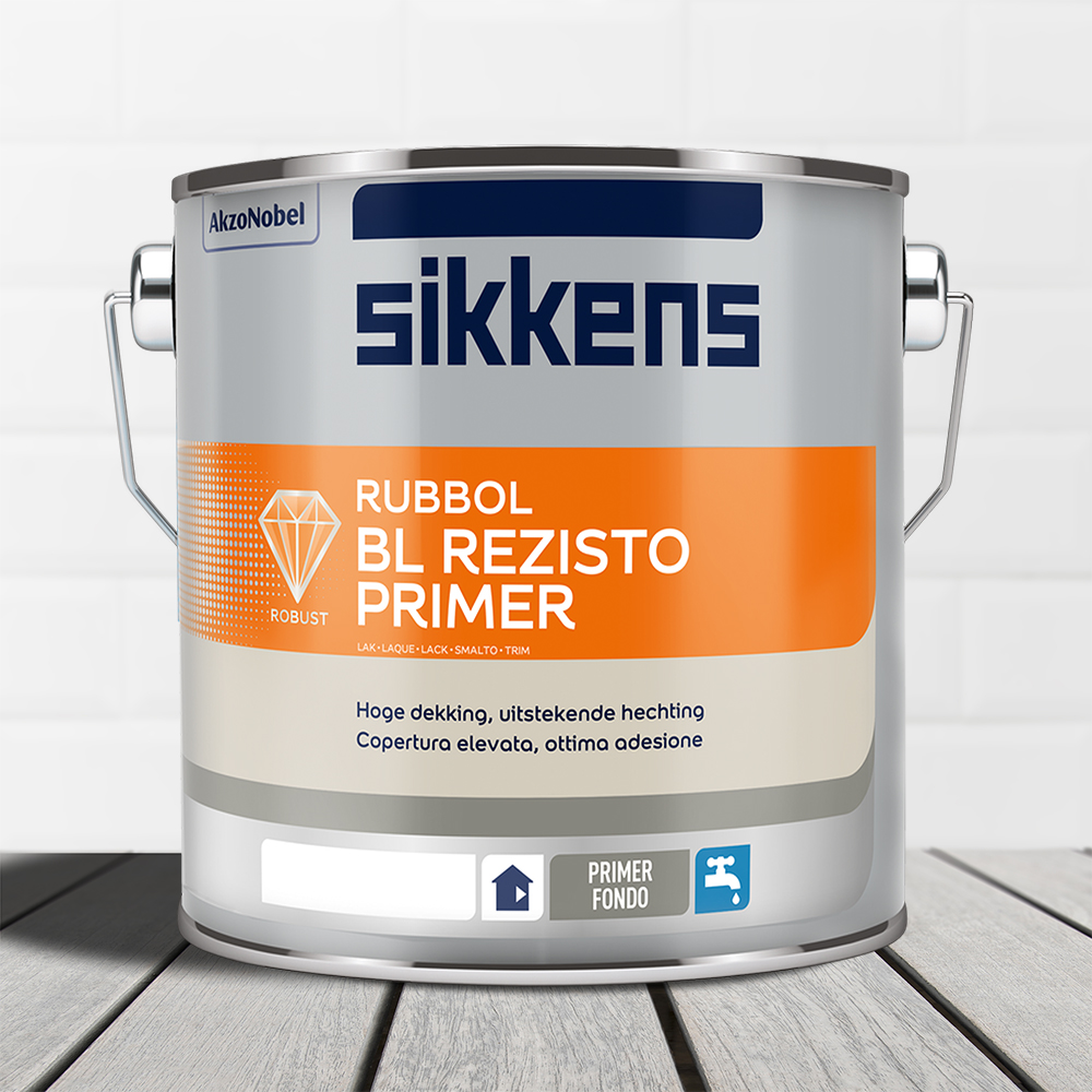 Sikkens-Rubbol-BL Rezisto Primer-Ral 9010 Gebroken Wit-2,5 liter