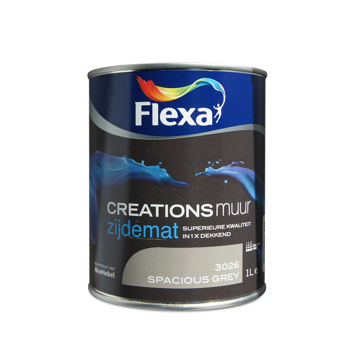 Flexa Creations Muurverf Zijdemat Spacious Grey 3026