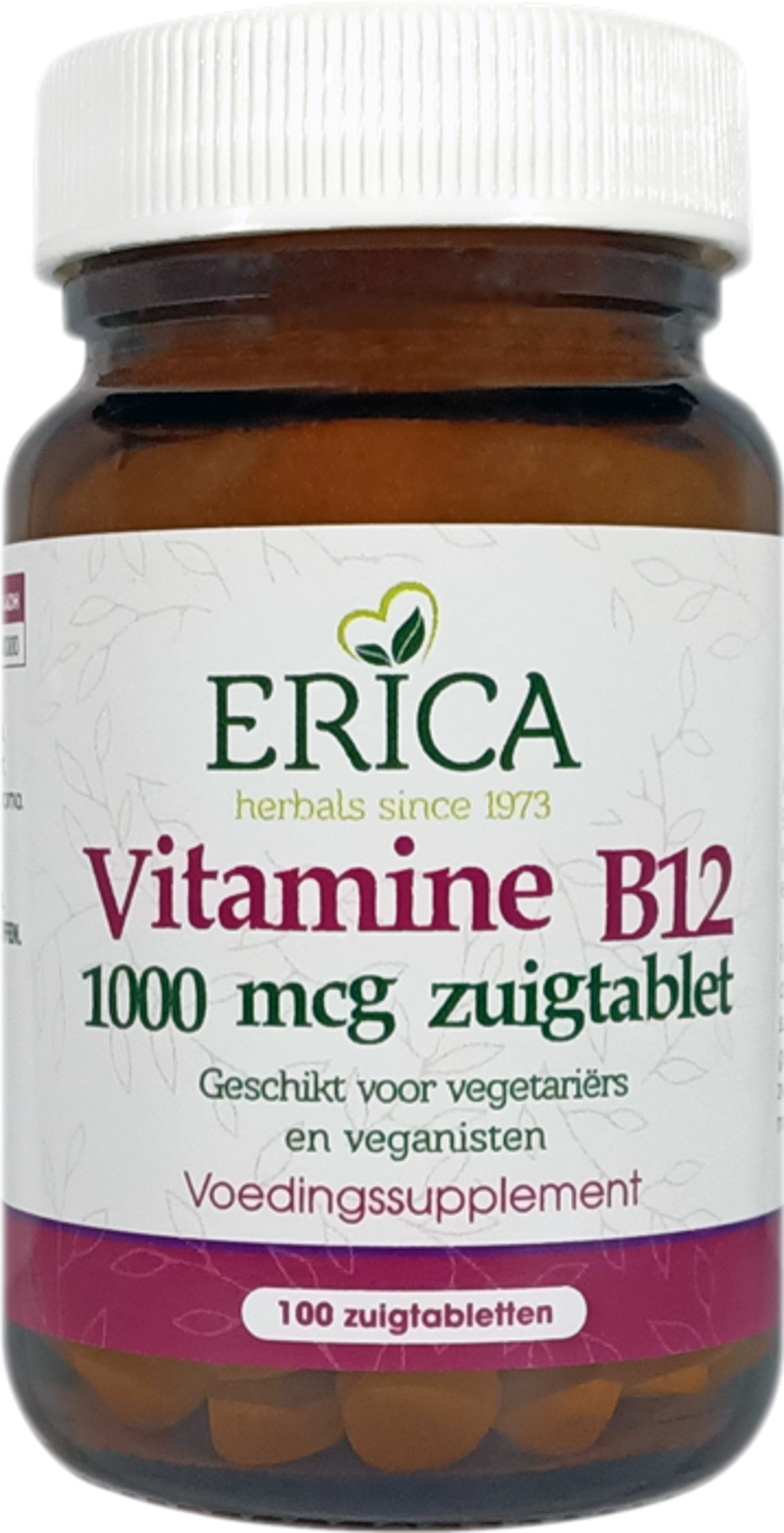 Klagen verwijderen Concreet VITAMINE B12 1000 MCG 100 ZUIGTABL METHYLCOBALAMINE van ERICA KRUIDERIJEN -  Erica