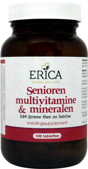 SENIOREN MULTI VITAMINEN 100 TABL - Erica