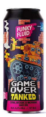 Funky Fluid Game over Tanked