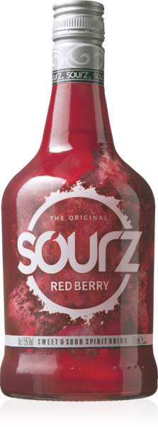 hun Weekendtas meerderheid Sourz Red Berry | Mitra drankenspeciaalzaken