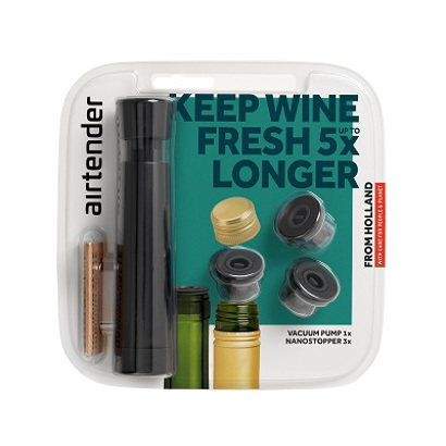 Airtender Wine Vacuum Blister Pack