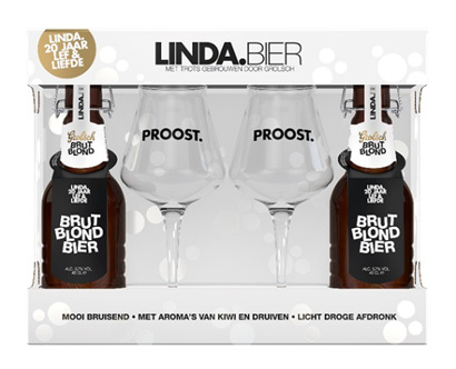 Siësta Hervat Aantrekkelijk zijn aantrekkelijk Grolsch Giftpack Grolsch x Linda. bier inclusief glazen | Mitra  drankenspeciaalzaken