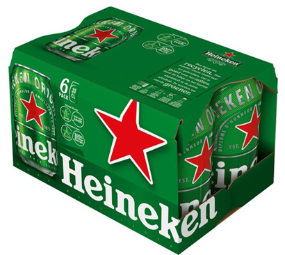 Heineken Pilsener 33cl (6 Pack)