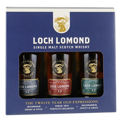 Loch Lomond Set met 3 varianten 12 Yrs