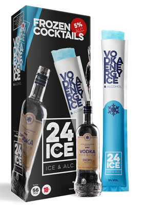 24 ICE Vodka Energy ijs doos 5 stuks