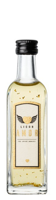 Licor Amor Vanille Likorette met bladgoud