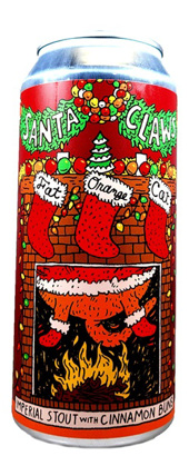 Fat Cat Orange Santa Claws Cinnamon Buns