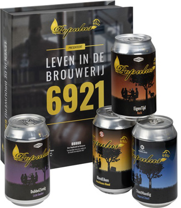 Populus 6921 Geschenkverpakking Boek - Leven in de Brouwerij 4 bieren