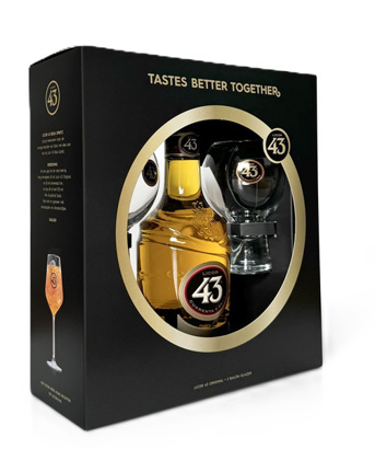Licor 43 Original met 2 glazen
