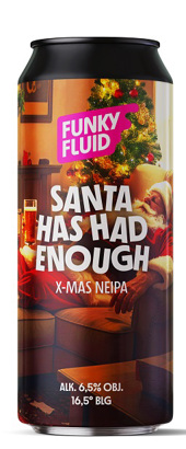 Funky Fluid Santa Has Had Enough