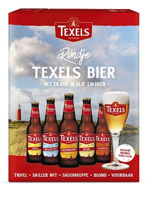 Texels Geschenkverpakking met glas