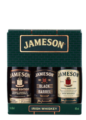 Jameson Caskmates Stout / Black Barrel / Irish Whiskey