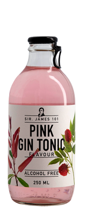 Sir. James 101 Pink Gin Tonic Alcoholvrij