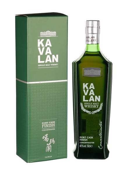 Kavalan Single Malt Port | Concertmaster | 40,0% Overige Finish Whisky | 50 CL Cask