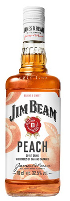 | Whisky Jim Beam Peach Mitra Liqueur drankenspeciaalzaken