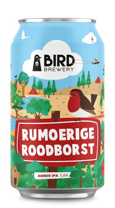 Bird Rumoerige Roodborst