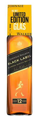 Johnnie Walker Black Label met Limited Edition glas