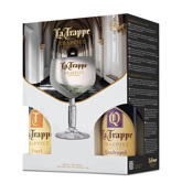 LA TRAPPE GESCHENKVERPAKKING (4*33cl+glas)