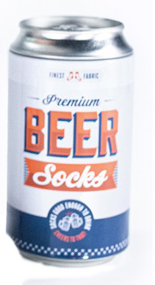 Premium Beer Socks Universele sokken in blik
