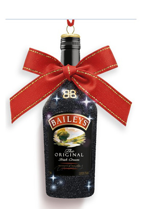 Baileys Irish Cream met kerstbal