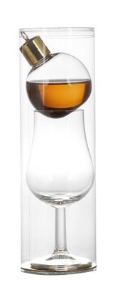 Whisky Unlimited Kerstbal met tasting glas