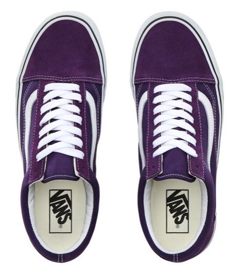 Vans Old Skool Schoenen Violet Indigo True White Vans Old Skool Schoenen Violet Indigo True White